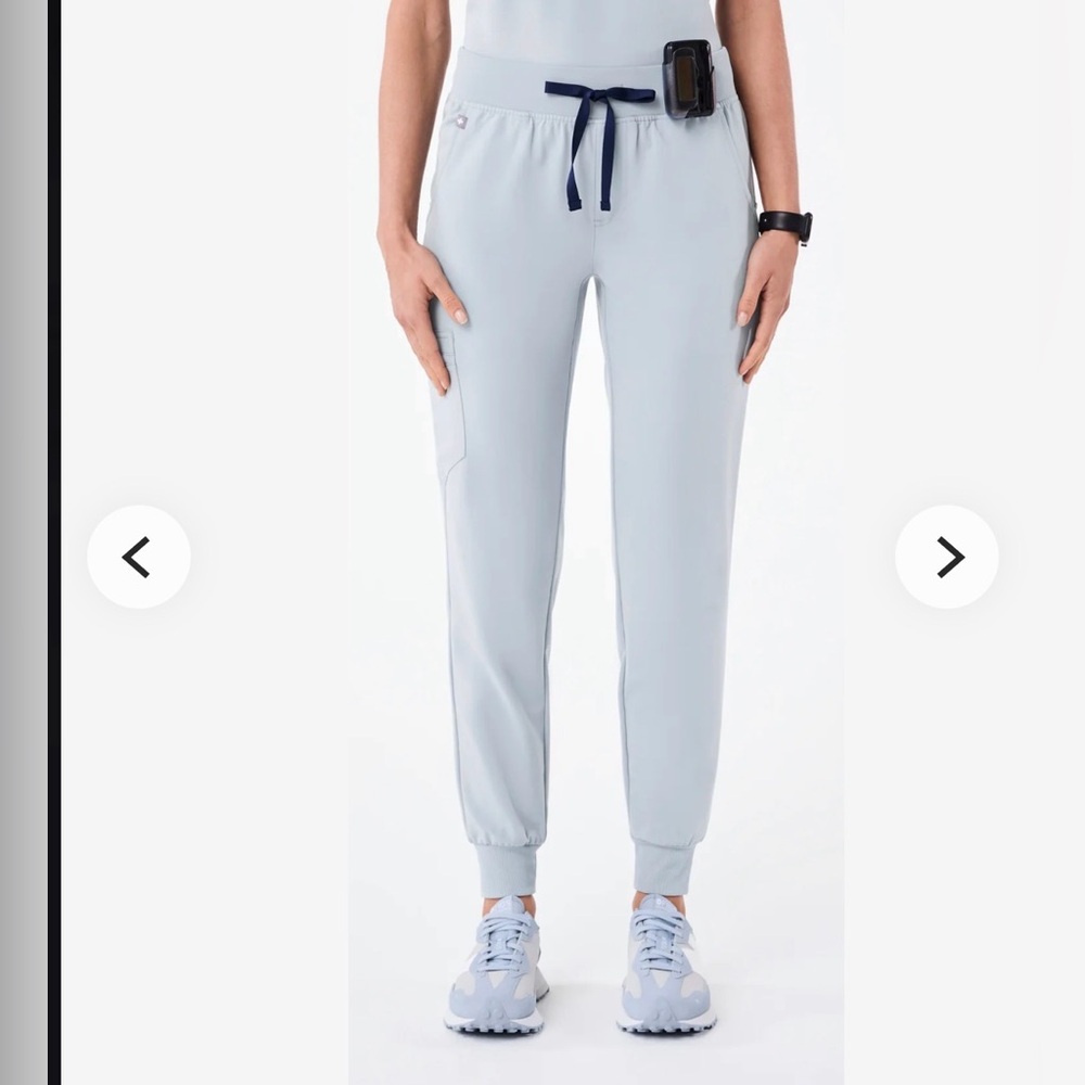 Figs Zamora joggers dusty blue